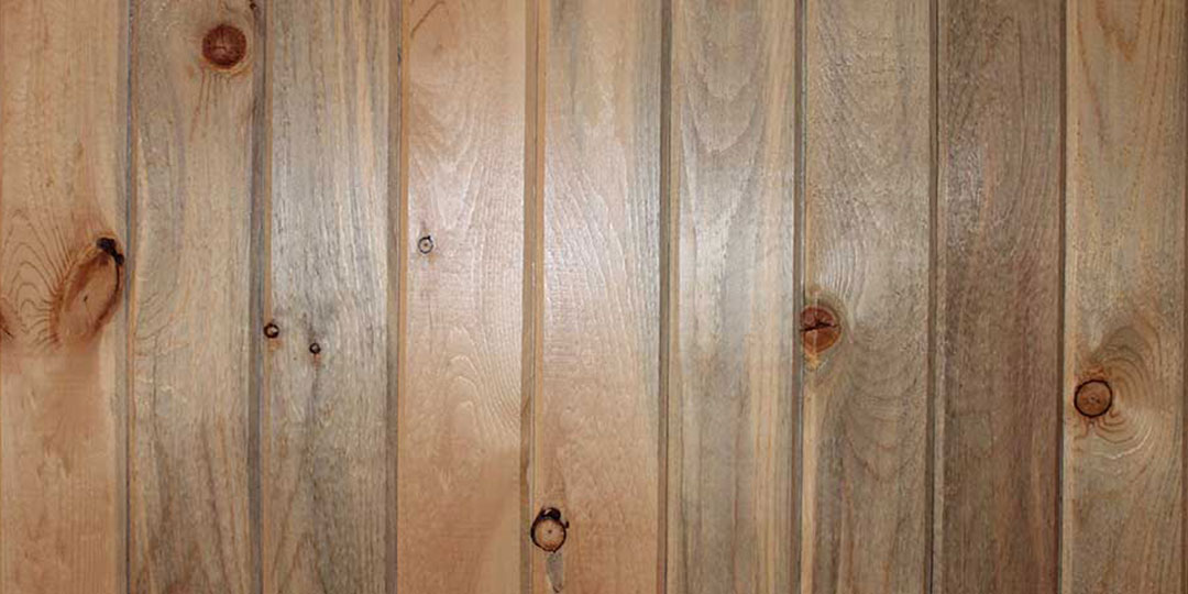 Beetle Kill Pine (Blue Stain) 1 x 4 bevel edge, smooth up