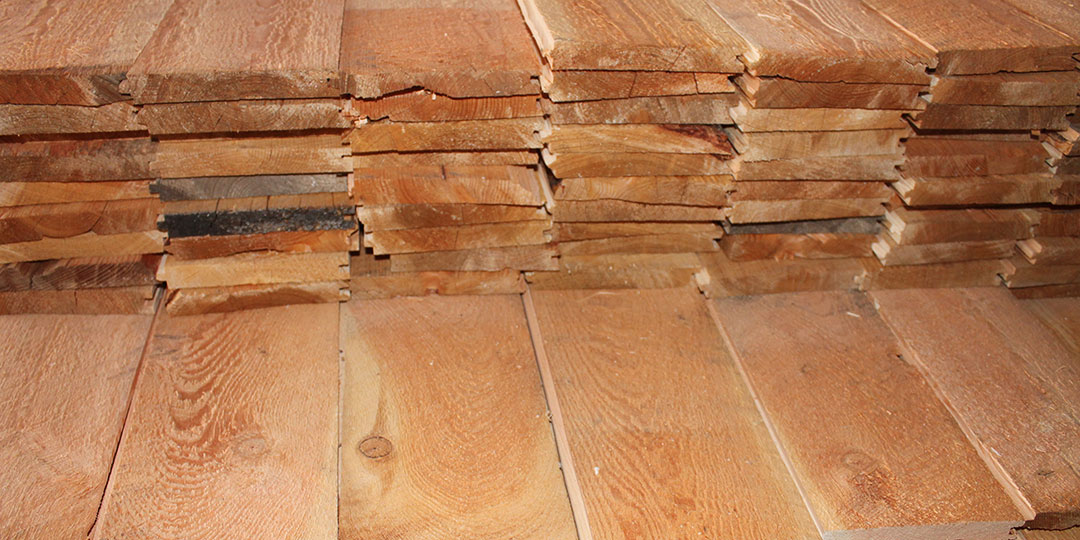 Doug Fir - 1 x 6 bevel edge, rough up